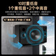 HYUNDAI modern home ktv audio set home karaoke home theater karaoke jukebox high-power speaker combination dual 6.5-inch speaker + 300W amplifier + wireless microphone