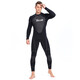 YON SUB one-piece wetsuit 1.5mm men and women winter swimming warm long-sleeved wetsuit snorkeling suit black M