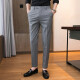 
Ding Gude summer thin trousers for men's business casual professional suit suit pants slim nine-point straight stretch trousers 723 nine-point pants medium gray 32 (2 feet 4) Recommended 129-139Jin [Jin equals 0.5 kg]