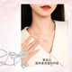 Zhou Taisheng's bow sterling silver necklace women's light luxury niche high-end clavicle chain birthday gift for girlfriend