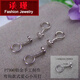 Tan Jin PT950 Platinum Earrings Pocket Mini Small Earrings Love Earrings Platinum Full Platinum Glossy Small Love Single * Curved Hook 0.25g