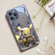 Belle dix cents (MSMF) style mécanique Pikachu adapté à la casse de téléphone mobile Xiaomi Animation Trendy Men's Cartoon's Cool Mech Windshield Shell Internet Personalité Créative Niche Couple haut de gamme Modèle féminin Pokémon [Glass Lavender] Mech Style-BL9754 Redmi K70E
