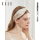 ELLE Simple Printed Hairband French Elegant Color Matching Hairband Girls Face Wash Pressing Hairband Gift for Girlfriend