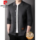 Pier Cardin Automne et hiver Nouveau pull cardigan masculin cardigan cardigan cardigan papa en laine tricot tricot de veste de veste pour hommes