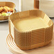 YOUQIN air fryer special paper plate household food oil-proof and oil-absorbing pad paper oven thickened high-temperature resistant baking silicone paper square 20*16.5*4.5cm-150 sheets