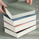 FARAMON A5 Épaissifié Notebook 736 pages A4 en cuir souple de haute valeur simple Extraits d'étudiants peut être personnalisé A4-bleu [Blank 736 pages]