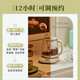 Bear health pot 1.5L tea maker small rice porridge kettle teapot 316L stainless steel multi-stage insulation mini glass flower teapot smart electric kettle without filter 316 stainless steel YSH-E15M3 1.5L