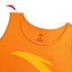 Anta (Anta) [wie Divincenzo] Männerbasketball-Sportweste professionelles Training schweißabsorbierende und atmungsaktive Basketballuniform Sweet Orange-3 XL (männlich 180)