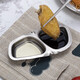 Momscook stainless steel condiment dish seasoner 304 material thickened multi-functional household commercial hot pot condiment dish chopstick holder condiment dish (KN2WD)