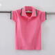 Camiseta para niños Camisa de solapa de verano de manga corta Polo de solapa de verano Ropa infantil 2024 Nuevo estilo de collar gris de middulle-manga de tamaño para niños de tamaño mediano (684) 130