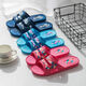 Huili Slippers for Women Summer Anti-Slip Usur-Resistant Camouflage Home Bathing Indoor Couple Hollow Sandales de mode coréennes Red 38 [Convient pour la taille 37 pieds]