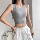 KEJIMITAO integrated shock absorbing sports underwear running breathable full cup yoga vest 2023 new fitness bra women cocoa color integrated L