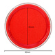 80 mm transparente redonda de plataforma de secado rápido de sellado suministros de oficina rojo 9863 plástico redonda rojo rojo