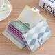 MAIWEINI card bag for women 2025 new large capacity multi-card position exquisite coin wallet compact ultra-thin ID card storage bag light blue diamond [20 cards + 2 ID positions] anti-theft brushing/anti-magnetization