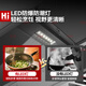 喜莱盛（XLS）商用油烟机油烟净化过滤分离低空厨房饭店餐饮油烟净化油烟机小型饭店厨房不锈钢排烟罩 0.8米丨16风口直径丨单风机680瓦 包含安装