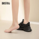 Zapatos de papá dadong zapatos para mujeres 2025 Nuevo invierno moda de moda plana