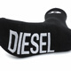 DIESEL Men's Trendy Brand 3 Double Pack Fashion Casual Stockings A15406 0LKBJ Black + White E4877 3 Pairs M