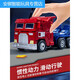 Shantoulin Village Children's Transformation Car Toy Spielzeug Babyplastwagen Mecha Roboter Männer Junge Super League Model [Red] Transformation Truck 706-49
