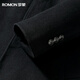 Luo Meng 90% duck down woolen coat men's mid-length autumn and winter thickened down-lined woolen coat men's work wear