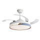 
OPPLE (OPPLE) OPPLE Lighting LED Fan Light Ceiling Fan Light Bedroom Light Frequency Converter Living Room Fan Light Invisible Silent Restaurant Chandelier 42-inch 6623+ Frequency Converter + Three Colors