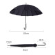 Ou Runzhe semi-automatic umbrella with long handle 16 ribs