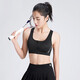 Camel (CAMEL) sports lingerie for women running yoga fitness outside wearing vest bra J0S1QL9905 black XXL