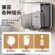 International Electrician Type 86 Self-adhesive Heightened and Larger Socket Waterproof Cover Splash-proof Box Smart Toilet Socket Waterproof Box Protective Cover Cover Heightened Waterproof Box-Arc Model Transparent