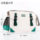 Master Dai electrician's special canvas bag multifunctional repair and installation electrician bag hardware tools wear-resistant thickened single shoulder crossbody bag multifunctional large white length 45 width 14 height 30