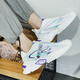 MVPBOY soft sole running shoes for men's breathable sports shoes for men's internet celebrity trendy shoes for men's shoes for fitness and comfortable jogging shoes for men's speed step X9920 white purple 41