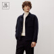 Marc O'Polo/MOP【商场同款】冬季新款绵羊毛翻领毛呢夹克外套男 藏青色898 XL 185
