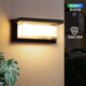 Micro outdoor wall lamp waterproof aisle stair courtyard door outdoor led super bright waterproof lamp balcony bathroom wall lamp A small black 30W neutral light (sensor type)