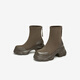 Tata Meow Claw Series Slim Sombry Sole Short Boots Botas para mujeres 2024 Invierno CEG01DZ4 Brown 37