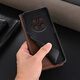Luo Yi convient à Huawei Mate60 Mobile Phone Case Mate70pro NOUVEAU Étui en cuir en cuir en cuir Mate70 Full-Pack Anti-Fall Silicone Protective Case for Men and Women [Athen Brown] Modède de boeuf magnétique Huawei Mate60pro