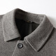 AEMAPE brand double-sided wool jacket for men's autumn and winter new lapel jacket for business casual thickened jacket camel color 175