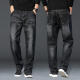 
Tanfeng Niao Xintang Jeans for men in spring and summer straight loose big trousers in spring and autumn style stretch men's pants men's casual trousers medium blue straight [thin style] thin XL 120-140