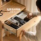 Genji Wood Language Solid Wood Dressing Oak Telescopic Dressing Table Modern Simple Desk Nordic Small Apartment Dressing Table