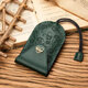Dürr cowhide car key bag women's cowhide large capacity key bag simple remote control storage bag men's key buckle black