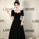 Li Baixin's new black large size evening dress annual meeting art exam velvet slimming high-end host vocal art exam dress winter black long sleeve 2XL