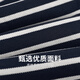 
Dancing with Wolves [with mulberry silk] striped lapel short-sleeved T-shirt for men 2025 summer new casual breathable Polo shirt 6196 dark blue 102 L (175)