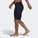Adidas enge Sporthose Herrenhosen 2025 Frühling Neue Sporthosen Outdoor-Training Fitnesshosen Schnelltrocknen atmungsaktive Fünf-Punkte-Hosen Schwarz HJ9921 m
