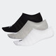 chaussettes adidas chaussettes et femmes chaussettes de basket-ball chaussettes de bateau basses sports décontractés courir les chaussettes absorbant la sueur JN4867 chaussettes blanches du tube mid-tube [35-38 tailles]