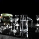 Katav white wine glass dispenser set lead-free crystal glass with graduated wine glass bullet cup Maotai cup spirit cup handmade Maotai cup 6 cups 10ml