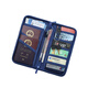 POSO Multi-functional ID storage bag ticket clip travel passport bag hand hold card bag wallet waterproof air ticket passport clip orange
