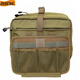 
LooYoo A13 Military Fan Outdoor Tactical Saddle Bag Shoulder Bag Sports and Casual Chest Bag Handheld Multifunctional Bag 1050D Nylon Khaki