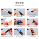Corus FTTH fiber optic cold joint tool kit set leather cable optical power meter red light pen fiber cutting knife leather wire pliers Miller pliers integrated machine fiber fusion fiber fusion set fiber entry tool set seven