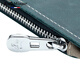 Rolls Mg UK Passport protecteur sac de protection Vérite en cuir authentique Men et femmes anti-vol Voyage multifonction Air Ticket Clip Id Sac Changement Carte de cartes Hidden Bleu Hidden