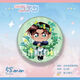 西蒙喵现货 YTE 名侦探柯南 花冠 花环 56mm Q版吧唧徽章 K0916 周边 服部平次D653 58mm(银葱细闪膜国谷底)