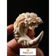 Sakura You's Original Mammoth Ivory Round Dragon Tooth Toot Toot Pendant Dragon Dragon Ghost Worker Worker Plaque Dragon Tooth Tooth Toard Pendentif 9893 Environ 52 * 24 * 25 mm environ 39g