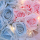 Love Flowers Express Blumengeschenk gebrochen Eisblau Rose Geburtstagsgeschenk Freundin Frau Geschenk Mädchen Blumensträuße gleiche Stadt Lieferung Stunden [gut für Himmel] 33 DY690