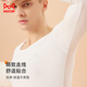 Catman 60S Modal Autumn Clothes Men's Tops Thermal Underwear Men's Thin Seamless Heating Silk Slim Bottoming White XL